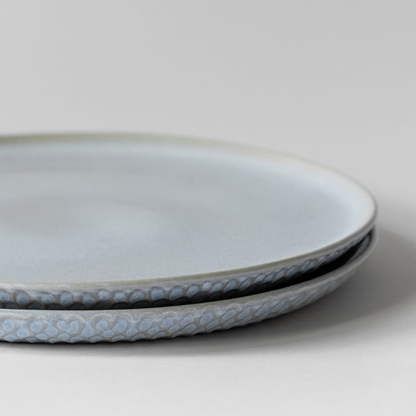 ROUND DINNER PLATE SET - LILAC PEARL